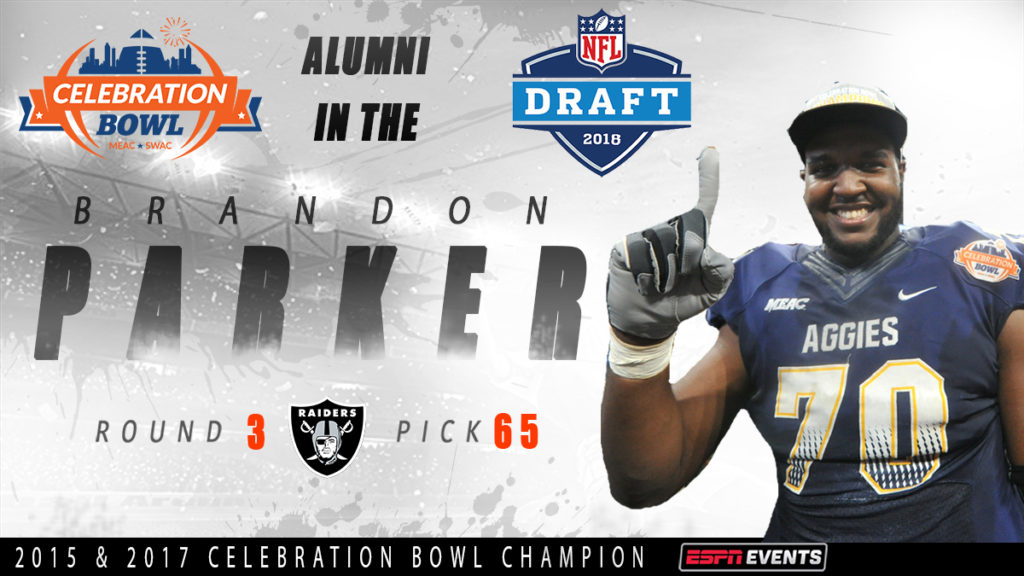 Two-Time Celebration Bowl Champion Brandon Parker Selected in NFL Draft ...